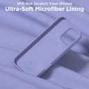 Magnetic for iPhone 16 Pro Case, Compatible with Magsafe, Suction Cup Phone Mount, 2 Screen Protectors - Camera Protector, Silicone Shockproof Protective Phone Cover 6.3", Lavender