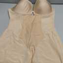 SHAPELLX Strapless Shapewear for Women Deep Plunge Corset Tummy Control Backless Bodysuit Mid Thigh Full Body Shaper (3X-Large, 04-Beige-Ample Cup(d+))