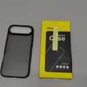 JETech Matte Case for iPhone Air, Shockproof Military Grade Drop Protection, Frosted Translucent Back Minimalist Phone Cover, Anti-Fingerprint, 6.5-Inch Display (Black)