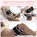 Red Light Therapy Belt with 105 Advanced 3-in-1 LEDs - Portable 660nm & 850nm for Back/Abdomen, Waist Wrap with Rhythm Mode y Timer& Body - Red Light Therapy Waist Adjustable Heat