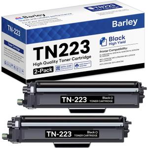 TN223BK TN223 Black Toner Cartridge Compatible TN223BK TN-223BK Replacement for Brother TN223 MFC-L3710CW MFC-L3770CDW MFC-L3750CDW Printer (2-Pack).