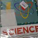 PAIVSUN Science Posters for Classroom, 6 Pcs Science Classroom Decor, Inspirational Scientific Poster Decorations for Elementary Middle High School Teacher Must Haves (Green and Orange)