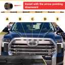 OKLSG LED Front Grill Lights for Toyota Tundra 2026 2025-2022 Raptor Lights fit SR SR5 Limited OEM Grille Without TRD Package 3rd Gen Tundra Accessories (White)