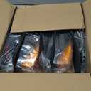 VIHOSE 5 Pack 34 LEDs Cab Lights for Semi Trucks, Chrome Amber Roof Marker Lights 12V IP67 Waterproof, Heavy Duty Cab Marker Set Compatible with Peterbilt Kenworth Mack(Black Amber)