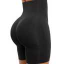 SHAPELLX Shapewear Tummy Control for Women High Waisted Butt Lifting Body Shaper Shorts Seamless Shaping Thigh Slimmer, Small