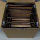 Kitchen Cabinet Organizer, Steel Cookware Holder, Divided Holder with 5 Slots for Skillets Baking Tray and Chopping Board Rack - Baking Pan Holder Storage (2 PCS)