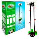 Marble Genius Automatic Chain Lift - Marble Run Accessory Add-On Set for Creating Exciting Mazes, Tracks, and Races - Endless Fun, and Creativity, Experience The Thrills of Marbles Racing