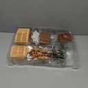 Dinosaur Toys for Kids, 215PCS Dinosaur Park Playset with 18 Dinosaurs & Openable Cages, Fun DIY Building Set for Kids