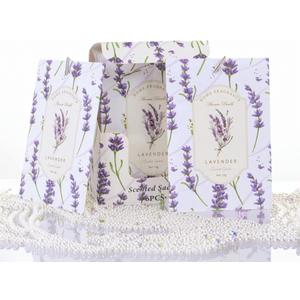 Lavender Sachets Bags for Drawers and Closets, Long-Lasting Air Fresheners for Dresser, Scented Sachets, Wardrobe Odor Eliminator - Closet Deodorizer Fragarance 6 Pack