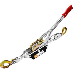 SENKEYFE Come Along Winch Heavy Duty, 7FT 2T Come Along Pulling Tool 2 Gears 2 Hooks, Cable Winch Puller, Come Along Power Puller Ratchet Tool for Construction Automotive Farm Fences