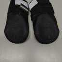 QUMY Dog Shoes for Large Dogs, Medium Dog Boots & Paw Protectors for Winter Snowy Day, Summer Hot Pavement, Water-Resistant in Rainy Weather, Outdoor Walking, Indoor Hardfloors Skid-Resistant Sole, Black, Size 8 3.0''x3.3"(W*L) (Pack of 4)