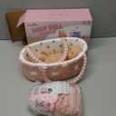 Dreamon 12'' Baby Doll Playset with Carrier Bassinet Bed, 11PCS Baby Doll Accessories Includes Pacifier, Blanket, Pillow, Diaper, Pretend Play Set Baby Doll Care Toys Gifts for Kids Girls