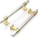9BUILD 10 Pack 5 Inch Cabinet Pulls Brushed Satin Nickel Kitchen Cabinet Handles Cabinet Hardware Kitchen Handles for Cabinets Nickel Pulls T Bar Drawer Handle