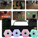 Sports Reaction Agility Lights Training Kit Improves Reaction Time & Agility for Athletes, Physical Therapists & Fitness Trainers Sports.