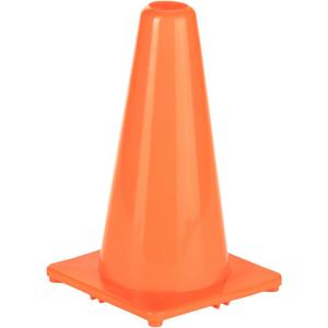 Champion Sports 9" High Visibility Flexible Vinyl Cone, Orange