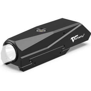 VOTATU PL50 Tactical Flashlight for Rifle - 1450 Lumens Weapon Light Compatible with Picatinny Rail, Magnetic USB Rechargeable, High/Low Modes