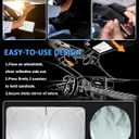 Sun Shade for Forester Windshield Sunshade Custom Fit 2014 2015 2016 2017 2018 Subaru Forester Accessories Front Window Cover Retractable Sun Visor Protector Keep Interior Cool UV Blocker