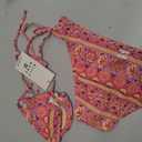 Billabong Women's Swimwear UPF 50 Adjustable Tie Triangle Bikini Set (Pink, M)