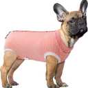 SAWMONG Recovery Suit for Dogs After Surgery Professional, Dog Spay Surgical Suit for Female Dogs, Dog Onesie Bodysuit for Surgery Male Substitute E-Collar Cone, Pink, Medium
