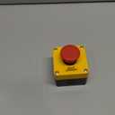 BAOMAIN Emergency Stop Switch with Enclosure, 660V 10A Red Mushroom Push Button, 1NO 1NC N/O N/C, IP65 Waterproof Weatherproof Surface Mount E-Stop Station for Industrial & Control Systems