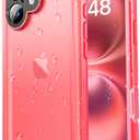 SPORTLINK for iPhone 16 Plus Case - IP68 Waterproof Military Protective Full Body Heavy Duty Shockproof 360 Sealed Dustproof with Camera Screen Protector Cover for i Phone 16 Plus 6.7" Pink