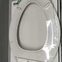 KOHLER 4636-RL-NY Cachet ReadyLatch Elongated Toilet Seat Slow Close, Soft Close Toilet Seat Quiet Lid, Contoured Grip-Tight Bumpers Installation Hardware, Apartment Essentials, Dune