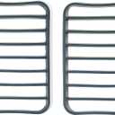 The Silicone Kitchen Silicone Roasting Rack Pan Extra Large, Dishwasher Safe, BPA Free, Non-Toxic, 7 in by 10.75 in, Navy, 2 Pack