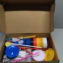6 Sets Teacher Appreciation Gifts Bulk Include Clear Gift Bags Reusable Coffee Cups Pencil Holders Jumbo Paper Clips Back to School Thank You Gifts for Women Employee Coworkers Birthday Gift Basket