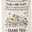 Best Friends Blanket, Friendship Gifts for Women, Best Friend Birthday Gifts for Women, Gifts for Best Friend Woman, Bestie Gift for Woman 60x50 Inches