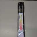 4 Pack Spring Tension Rods 16-28 Inches,5/8" Diameter Black Spring Load Adjustable Expandable,Small Short Tension Curtain Rod for Windows,Kitchen,Doorway,Bathroom,Cupboard Bars