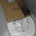 Bemis 70 Durable Plastic Toilet Seat, Round, White