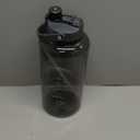 HydroPal 1 Gallon Water Bottles with Straw, 128 oz Water Bottle BPA Free Innovative 2-IN-1 Lid Gym Bottle with Times to Drink Motivational, Large for Sports Fitness Camping Water Jug 13.8X5.5 inch (Graphite)