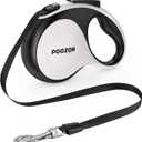 Retractable Dog Leash, 360 Tangle Free, 10 ft Strong Nylon Tap for Pets, Walking Leash for Small and Medium Dogs, Heavy Duty, One Button Break and Lock, Up to 33 lbs