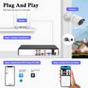 8 Channel Security DVR Recorder with 1TB Hard Drive, H.265+8 CH Surveillance Digital Video Recorder, Hybrid 6-in-1 (TVI/AHD/CVI/XVI/CVBS/IPC) CCTV DVR for Security Camera, Easy Remote Access