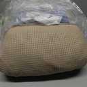 H.VERSAILTEX 4 Piece Stretch Sofa Covers for 3 Cushion Couch Covers for Living Room Slipcovers (Base Cover Plus 3 Seat Cushion Covers) Upgraded Thicker Jacquard Fabric (Sofa, Sand) (Large)