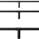 EMODA 7 Inch Queen Bed Frame for Box Spring and Mattress, 9 Legs Support Metal Bed Base, Tool-Free and Easy Assembly, Black