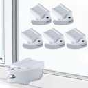 5 Pack Window Locks, Diecast Durable Design, Compatible with Horizontal and Vertical Window, Fit 1/16 inch(0.16cm) up to 1-3/16 Inch Short Version Wide Rail Easy Installation Enhanced Safety