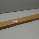 AIZESI One-Piece Brushed Gold Tension Shower Curtain Rod 54-90" No Drilling