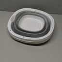 2-Pack Collapsible Buckets (2.6 Gallon/10L) - Foldable Rectangular Design with Handles, Space-Saving for RV, Camping, Car Wash, Fishing & Cleaning - Durable, Portable & Multi-Purpose