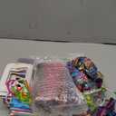 Geiserailie 72 Pcs/12 Set Kpop Party Favors Friendship Gifts Bead Bracelets Disco Ball Keychains Heart Sunglasses Scrunchies Bags for Party Supplies Birthday Decorations (Multicolor)