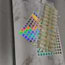 160 Color Nail Display Book with 240 Nail Tips and 1-200 Numbered Labels, Easy to Install, Removable Design, Portable Book Style, Space-Saving for Nail Art