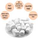 1 Pound of Large White Marshmallows with Bonus Roasting Sticks - Made with Natural Vanilla, No Artificial Flavors - Great for Campfires, S'Mores, Rice Crisp Bars, Cake Garnishes, Hot Chocolate