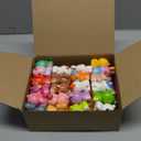 24 Pack Filled Easter Eggs for Kids Prefilled Egg Fillers Squishy Toys Stuffed Easter Eggs Easters Gifts Basket Stuffers for Kids Girls Toddlers Boys Non Candy Easters Egg Hunt Party Favors Animals