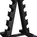 Fitness Republic Neoprene Dumbbells Weight Storage Rack - 2.0 MM Thick Steel Weight Organizer - Ideal Choice for Home Gym - Easy to Assemble and Store