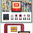 Brand: MOCINNA【2026 Newest】208 in 1 Super Combo Game Cartridge, Retro Game Pack Card Compilation with 208 Games
