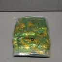 Geyoga St Patrick's Day 12 ft Skeleton Giant Skeleton Clothes Accessories Green St Patricks Day Hat with 2 Shamrock Metallic Tinsel Garlands for Irish 12 ft Outdoor Decoration, Skull Not Included