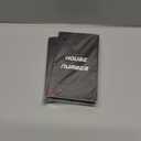 2 x 5.5 Inch Cast Iron House Numbers - Hammered Finish Mailbox Numbers - Metal Address Plaque Numerals - Weatherproof, Easy to Install, Soild Home Decor/Number 4