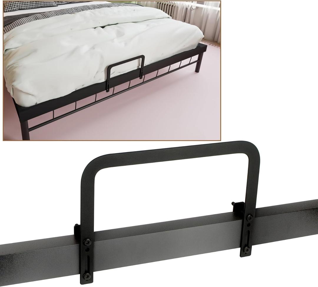 2Pcs Mattress Slide Stopper for Metal Bed Frame(H5.2in) Retainer Bar Bracket Holder Keeping Mattress from Sliding for Foot of Adjustable Beds Rv Grippers