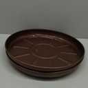 Plant Caddy with Wheels 16 Inch 2 Pack, Heavy Duty Metal Plant Stand & Dolly with Lockable Casters, Holds 230 lbs for Indoor Outdoor Large Flower Pots, Bronze