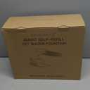 Cat Water Fountain - 3000ml Automatic Pet Drinking Fountain for Cats and Dogs, Ultra Quiet Pump, Water Level Window, No Filter Needed